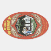 Foto van de bijenhouder: Honey Jar Verticaal Ovale Sticker (Voorkant)