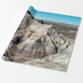 Foto van de blauwe Mesa Badlands Cadeaupapier (Uitgerold)
