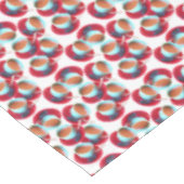 Foto van de Blauwgroen Espresso: Red Saucer Tafelkleed (Gekanteld)