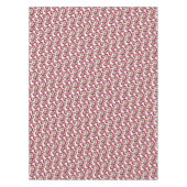 Foto van de Blauwgroen Espresso: Red Saucer Tafelkleed (Voorkant)