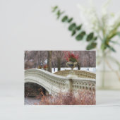 Foto van de boog van het centrale park briefkaart (Staand voorkant)