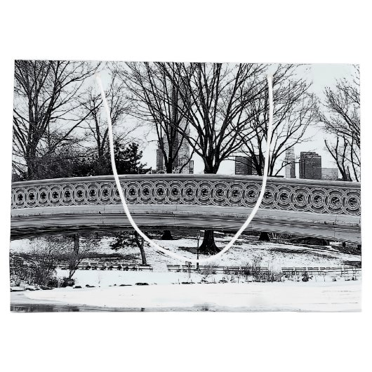 Foto van de boog van het centrale park groot cadeauzakje (Achterkant)