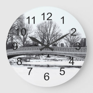 Foto van de boog van het centrale park grote klok