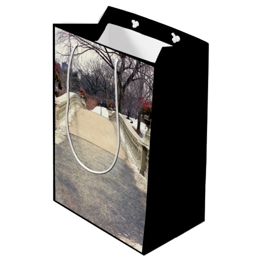 Foto van de boog van het centrale park medium cadeauzakje (Achterkant Gekanteld)