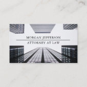 Foto van de bouwfoto van de procureur-advocaat visitekaartje (Voorkant)