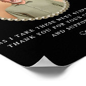 Foto van de Bride Gift Dank u Gift Poster (Hoek)