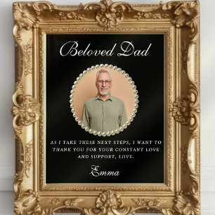 Foto van de Bride Gift Dank u Gift Poster