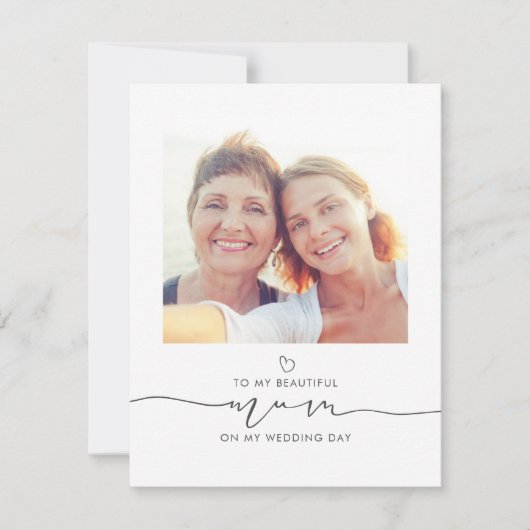 Foto van de Bride Wedding Morning Message (Voorkant)