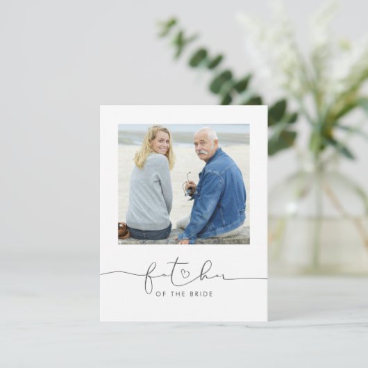 Foto van de Bride Wedding Morning Message (Staand voorkant)