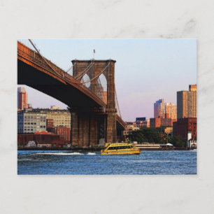 Foto van de Brooklyn Bridge in NYC Briefkaart