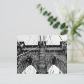 Foto van de Brooklyn Bridge in NYC Briefkaart (Staand voorkant)