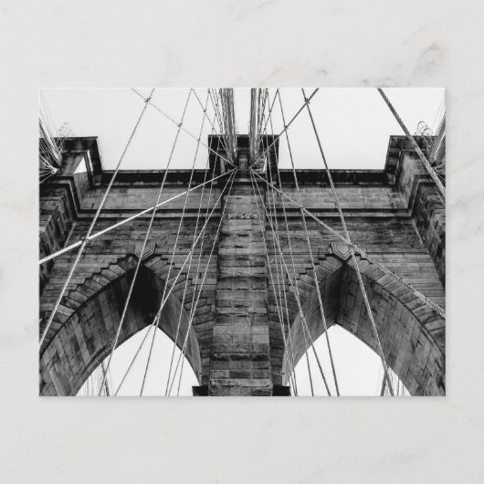 Foto van de Brooklyn Bridge in NYC Briefkaart (Voorkant)
