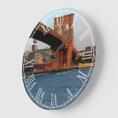 Foto van de Brooklyn Bridge in NYC Grote Klok (Hoek)
