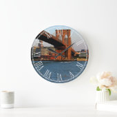 Foto van de Brooklyn Bridge in NYC Grote Klok (Huis)