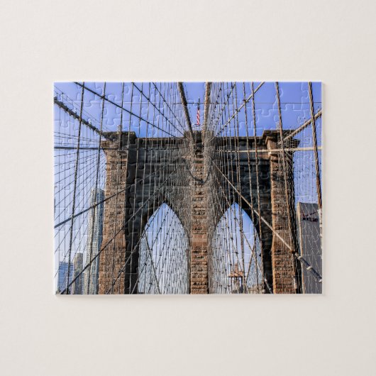 Foto van de Brooklyn Bridge in NYC Legpuzzel (Horizontaal)