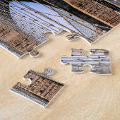 Foto van de Brooklyn Bridge in NYC Legpuzzel (Zijkant)