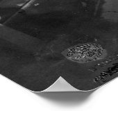  foto van de Brooklyn Bridge-spoorweg (1910) Poster (Hoek)