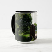 Foto van de brug bij het Parkermeer in Lakeland Mok (Voorkant links)