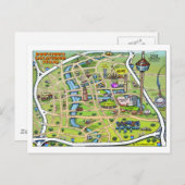 Foto van de Cartoon van San Antonio Briefkaart (Voorkant / Achterkant)