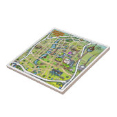 Foto van de Cartoon van San Antonio Tegeltje (Zijkant)