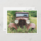 Foto van de  Classic Car Rust Bucket Briefkaart (Voorkant / Achterkant)