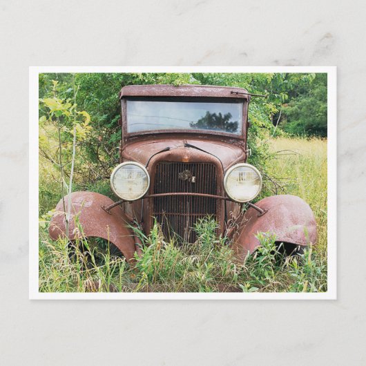 Foto van de  Classic Car Rust Bucket Briefkaart (Voorkant)