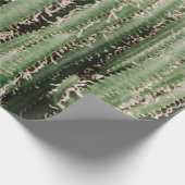 Foto van de close-up plant Green Cactus Cadeaupapier (Hoek)