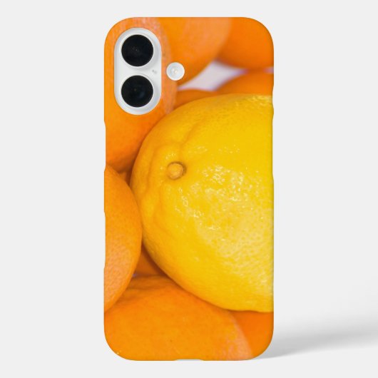 Foto van de close-up van Sinaasappel- en citrusvru Case-Mate iPhone Case (Achterkant)
