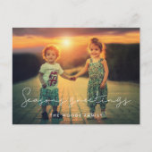 Foto van de conservalistisch seizoen feestdagenkaart (Voorkant)