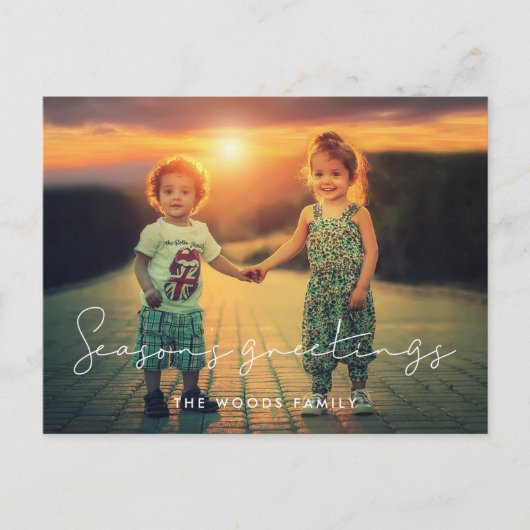 Foto van de conservalistisch seizoen feestdagenkaart (Voorkant)