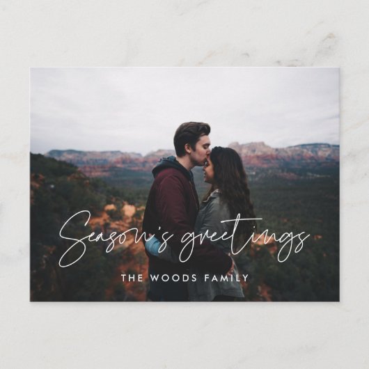 Foto van de conservatieve minimalistische Seizoens Briefkaart (Voorkant)