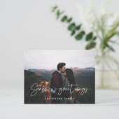 Foto van de conservatieve minimalistische Seizoens Briefkaart (Staand voorkant)