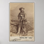 foto van de coylage van de wilde buffalo-rekening poster (Voorkant)