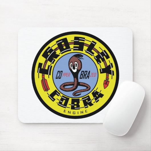 Foto van de Crosley Cobra Engine bord Muismat (Met muis)