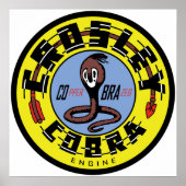 Foto van de Crosley Cobra Engine  bord Poster (Voorkant)