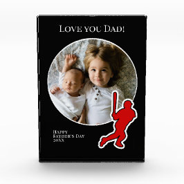 Foto van de Dag van vaders met Baseball Player