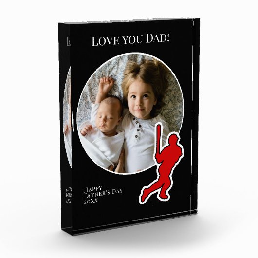 Foto van de Dag van vaders met Baseball Player (Links)