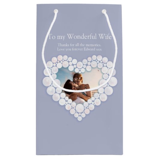 foto van de derde trouwdag in de moonstone - baard klein cadeauzakje (Achterkant)