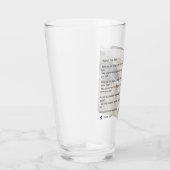 Foto van de Dog Black en White Glas (Rechts)