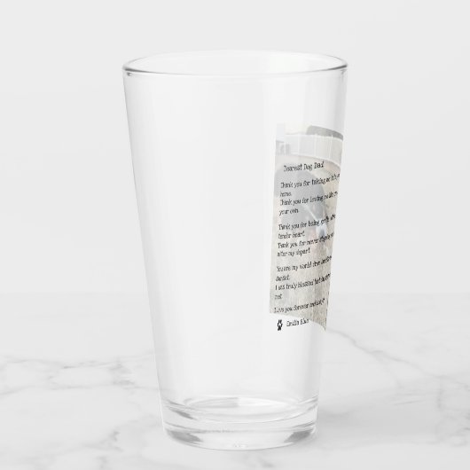 Foto van de Dog Black en White Glas (Rechts)