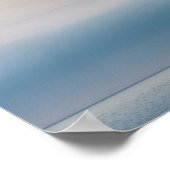 Foto van de eenzame zweefboot Seascape Poster (Hoek)