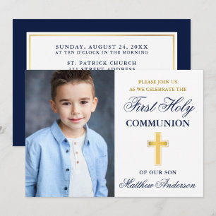 Foto van de eerste Heilige Communauteit Blue en Go Kaart