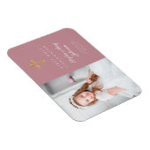 Foto van de eerste Heilige Communie van het roze m Magneet (Rechterzijde)