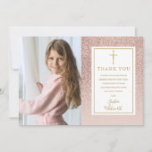 Foto van de eerste Heilige Communistische Roos Gol Bedankkaart (Voorkant)