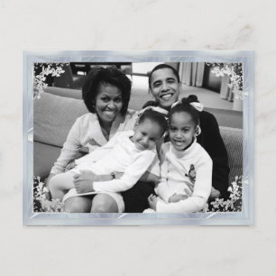 Foto van de eerste reeks van president Obama Briefkaart