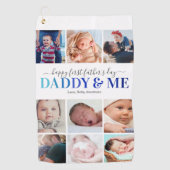 Foto van de eerste vaderdag golfhanddoek (Voorkant)