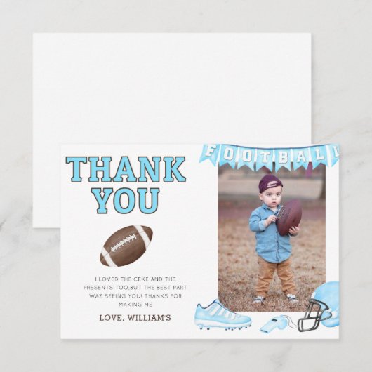 Foto van de eerste verjaardag van de bal Foto van  Kaart (Voorkant / Achterkant)