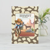 Foto van de eerste verjaardag van de dieren kaart (Staand voorkant)