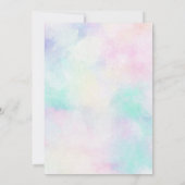 Foto van de eerste verjaardag van de lente van het kaart (Achterkant)