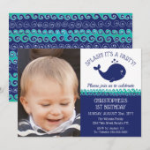 Foto van de eerste verjaardag van de Nautical Blue Kaart (Voorkant / Achterkant)